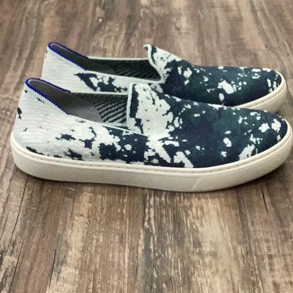 Preowned Rothy’s Slip On Sneakers Green Camo Size 7.5 (Item#S035) - Picture 4 of 8